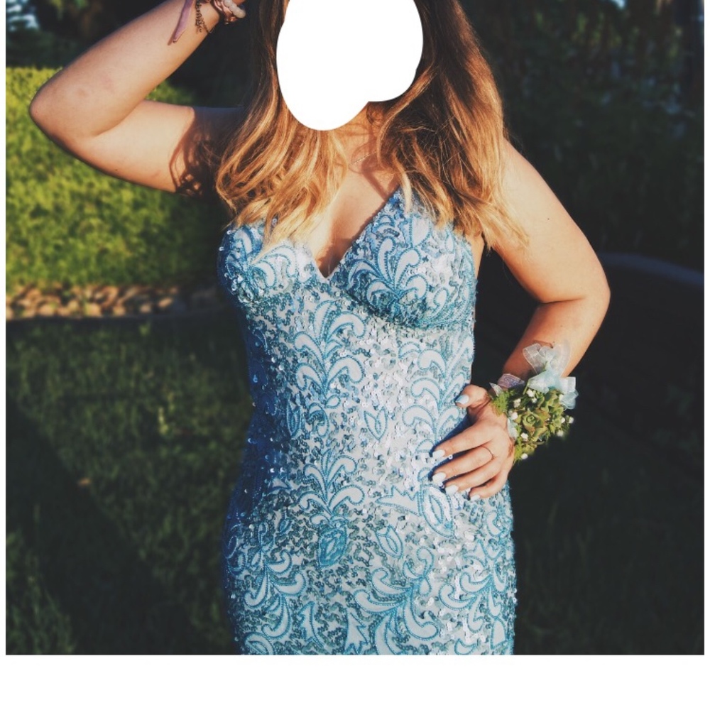 Scala Women’s Sequin Beaded Prom Dress